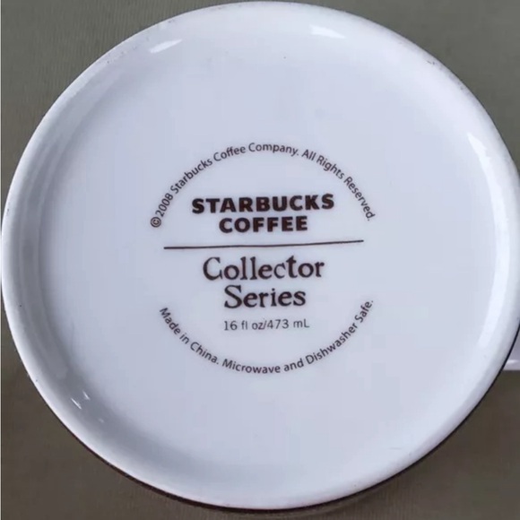 STARBUCKS PIKE PLACE Market Coffee Mug 2008  16oz - Picture 4 of 6